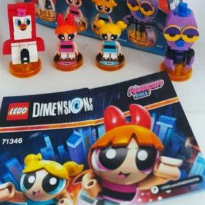 NEW LEGO Figures The Powerpuff Girls Figure Toys Blossom Bubbles Cartoon Network